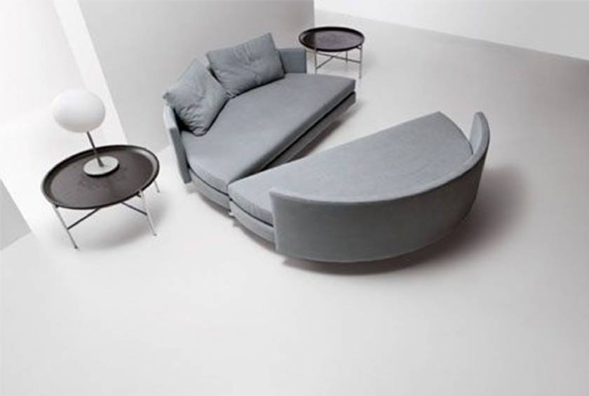 Amazing Modern Style Sleeper Sofa Beds Rounded Design
