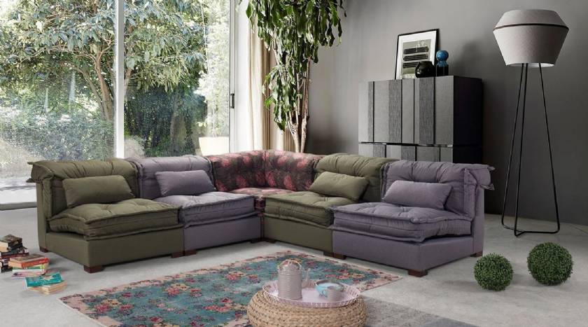 Modern New Design Corner Sofa Relax Living Room Design