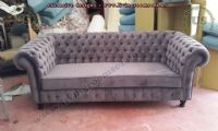 classic chesterfield couch fabric design
