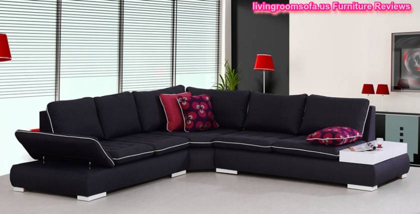 black corner sofa living room