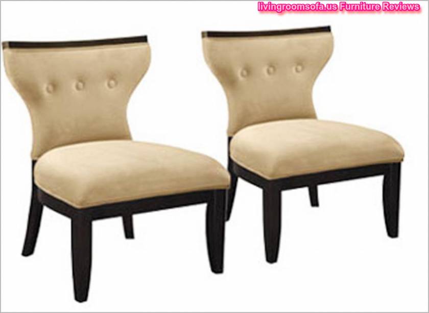 armless accent chairs living room
