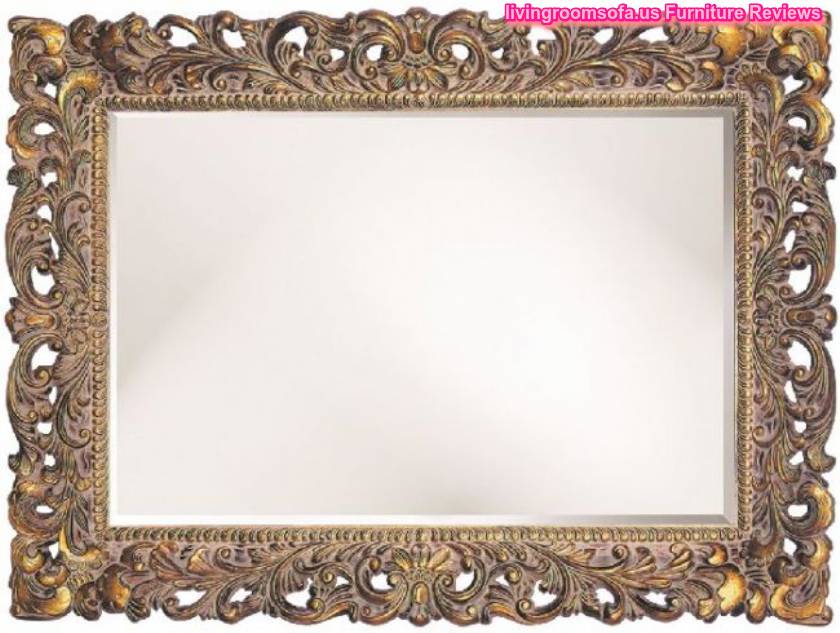  Carved Antique Wall Mirror Decorative