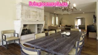 Contemporary Sofas And Chairs In Diningroom