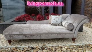  Gray Velvet Bedroom Chaise Lounge Design