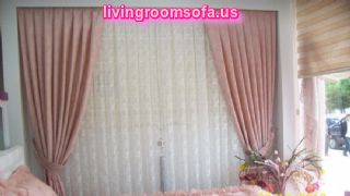  White Pink Bedroom Curtain Ideas