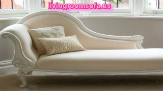  White Bedroom Chaise Lounge Design