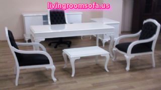  Wonderful Office Table And Chairs White Black