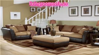  Ashley Living Room Furniture Sets Fabric Leather