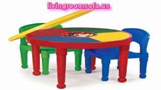 Different Style Play Table And  Cool Chairs For Kids Rooms
