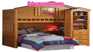 Like A House Style Cool Bunk Beds With Storage For Kids Bedroom
