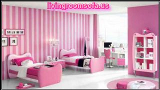 Pink And Modern Cool Twin Beds For Girls