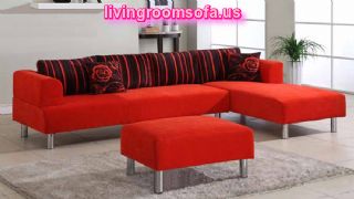 Red Contemporary Sofas