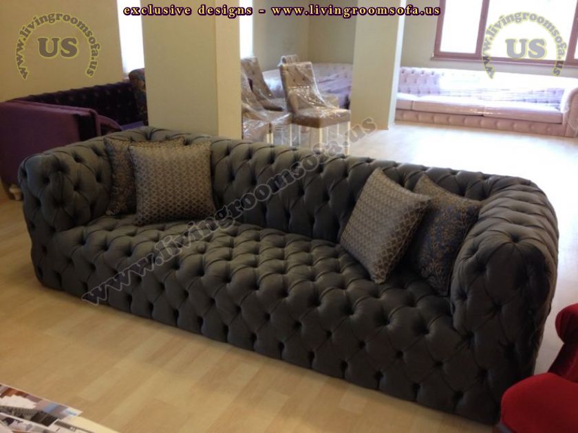 amazing black chesterfield sofa design