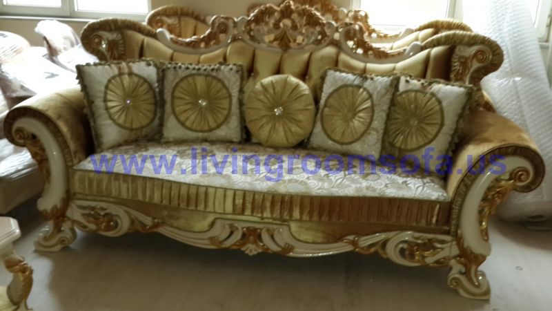 gold classic sofa design