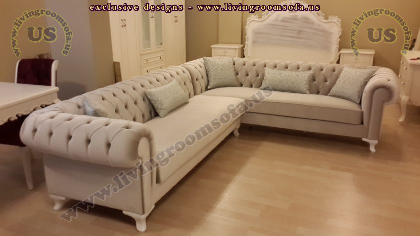 velvet chesterfield sofas corner design