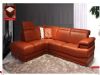 Modern Orange Sectional Leather Sofa Corner Sectional Leather Sofa